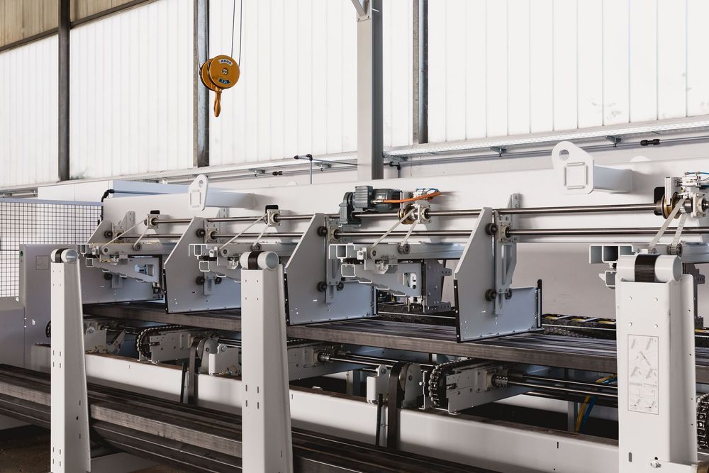 Rohrlaser Materialmagazin
